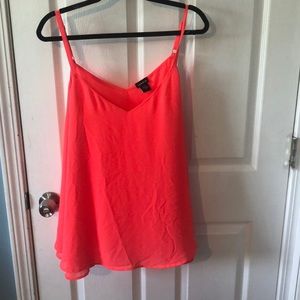 Coral tank top